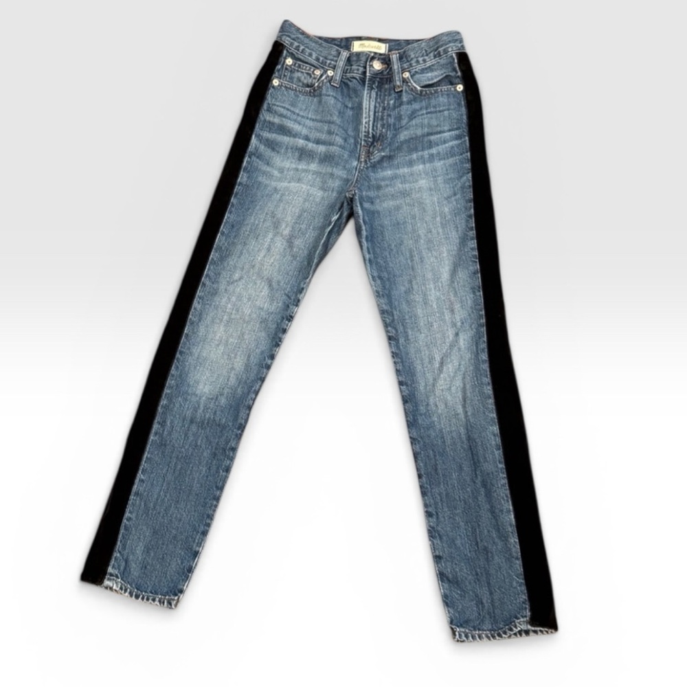 Madewell The Perfect Vintage Jean: Velvet Tux Stripe Edition